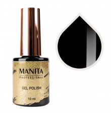 Manita Professional Гель-лак для ногтей / Classic Pure Black №42, черный, 10 мл