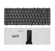 Клавиатура для ноутбука Lenovo IdeaPad C200, B460, Y450, Y450A Series. Плоский Enter. Черная, без рамки. PN: 25-008291.
