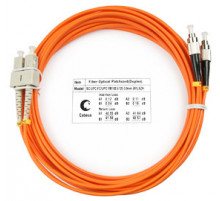 Cabeus FOP-62-SC-FC-20m Шнур оптический duplex SC-FC 62,5/125 mm 20м LSZH