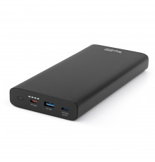 Внешний аккумулятор TopON TOP-T140 22400mAh (82.88Wh) Type-C PD 140W, Type-C PD 100W, USB QC3.0 18W, Max 158W корпус алюминий черный