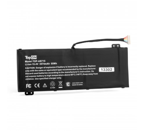 Аккумулятор для ноутбука Acer Nitro 7 AN715-51. 15.4V 3574mAh. PN: AP18E7M