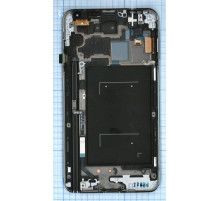 Дисплей для Samsung Galaxy Note 3 SM-N900 черный с рамкой