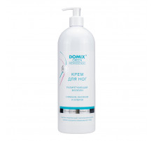 Domix Green Professional Крем для ног размягчающий мозоли с лимоном, ланолином и коллоидным серебром, 1000 мл