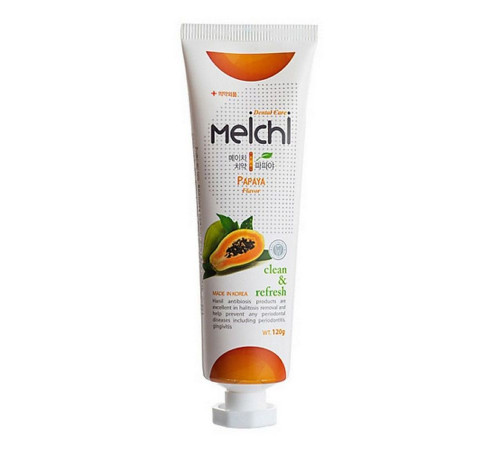 Hanil Зубная паста со вкусом папайи / Meichi tropic Dental Care Clean Fresh Papaya, 120 мл