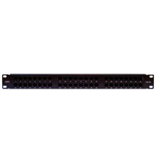 Патч-панель 19", 48 портов RJ-45, категория 5e, UTP, 1U, MDX-PPR-UTP5е-48-1U