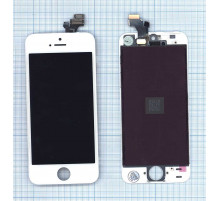 Дисплей для iPhone 5 в сборе с тачскрином (JDF) белый