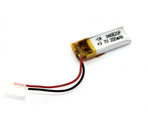 Аккумулятор Li-Pol (батарея) 4*08*20мм 2pin 3.7V/200mAh