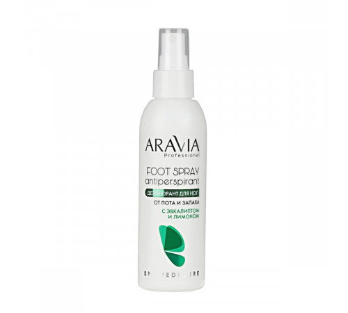 Aravia Дезодорант для ног с эвкалиптом и лимоном / Foot Spray Antiperspirant, 150 мл