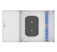 Кросс оптический, настенный, 32 LC/UPC адаптера, одномодовый, TopLAN, укомплектованный