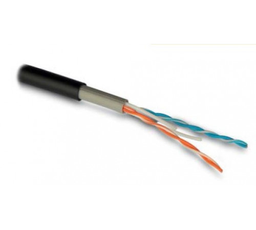 IU4-C5E-S-CMR (-SOLID-FR-PVC) (305 м) Кабель для сетей Industrial Ethernet, категория 5e, 4x2x24 AWG (0.51 мм), однопроволочные жилы (sol Hyperline