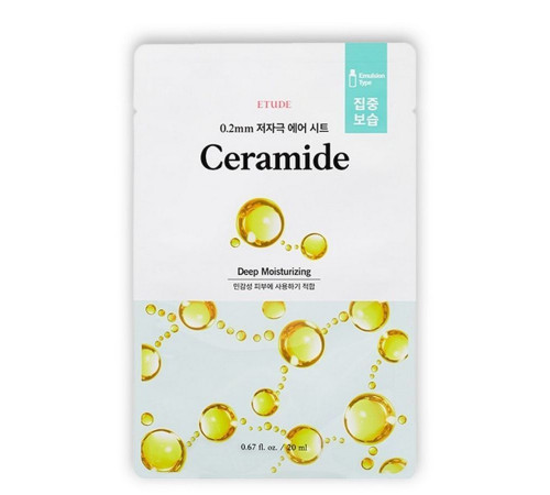 Etude Тканевая маска для лица с керамидами / 0.2 Therapy Air Mask Ceramide, 20 мл