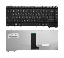 Клавиатура для ноутбука Toshiba A200, A300, M300 Series. Плоский Enter. Черная без рамки. PN: NSK-TAJ01.