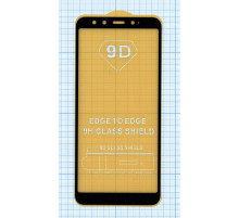 Защитное стекло Полное покрытие для Xiaomi Mi A2 черное