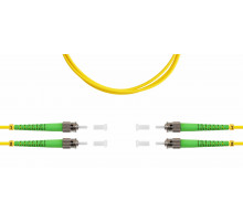 Патч-корд оптический TopLan, дуплексный, ST/APC-ST/APC, SM 9/125, 2 м, LSZH