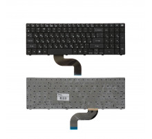 Клавиатура для ноутбука Packard Bell EasyNote TM86, TX86, NEW90, PEW91 Series. Плоский Enter. Черная, без рамки. PN: MP-09B23SU-6981.
