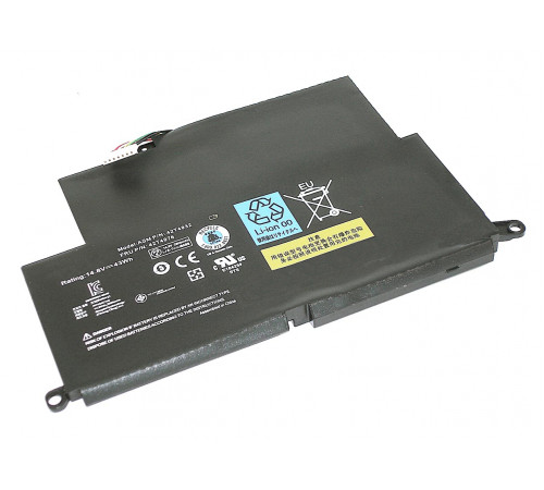 Аккумуляторная батарея для ноутбука Lenovo E220s (42T4932) 14.8V 2900mAh черная