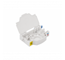 Бокс на DIN-рейку на 2 адаптера SC, белый LAN-DRF-2SC/BX-WH