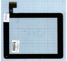 Сенсорное стекло (тачскрин) QSD 8007-03 черное