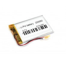 Аккумулятор Li-Pol (батарея) 2.3*33*50мм 2pin 3.7V/310mAh