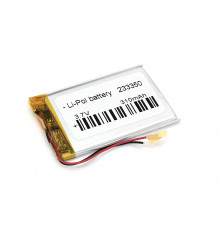 Аккумулятор Li-Pol (батарея) 2.3*33*50мм 2pin 3.7V/310mAh