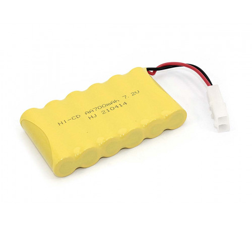 Аккумулятор Ni-Cd 7.2V 700 mAh AA Flatpack разъем KET-2P