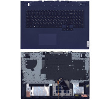 Клавиатура для ноутбука Lenovo Legion 5-17ACH6 топкейс синий