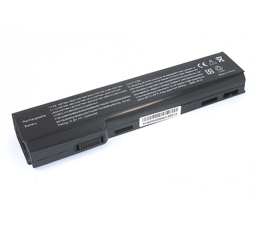 Аккумуляторная батарея для ноутбука HP Compaq 6560b (HSTNN-LB2G) 10.8V 5200mAh OEM черная