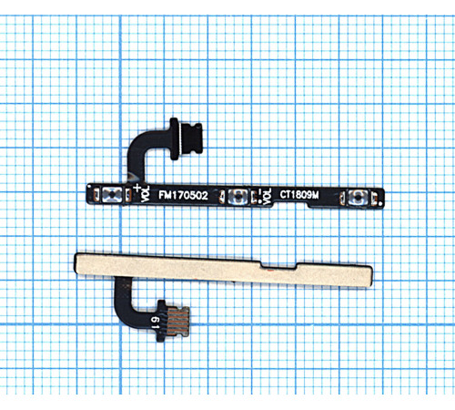Шлейф кнопки включения и кнопок громкости для Meizu M5 Note