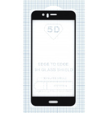 Защитное стекло Полное покрытие для Huawei Nova 2 Plus черное