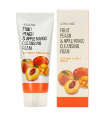 Lebelage Пенка для умывания с экстрактами персика и манго / Fruit Peach & Apple Mango Cleansing Foam, 100 мл