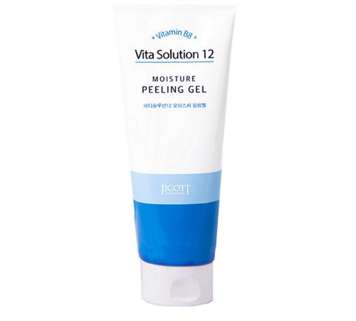 Jigott Увлажняющий пилинг-гель для лица / Vita Solution 12 Moisture Peeling Gel, 180 мл