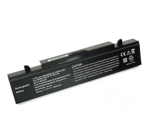 Аккумуляторная батарея для ноутбука Samsung R420 R510 R580 R530 (AA-PB9NC6B) 6600mAh OEM черная