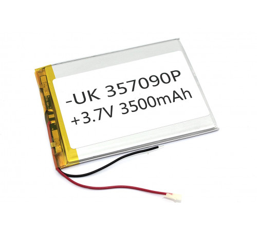 Аккумулятор Li-Pol (батарея) 3.5*70*90мм 2pin 3.7V/3500mAh