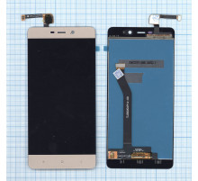 Дисплей для Xiaomi Redmi 4 Prime, Redmi 4 Pro в сборе с тачскрином золотой