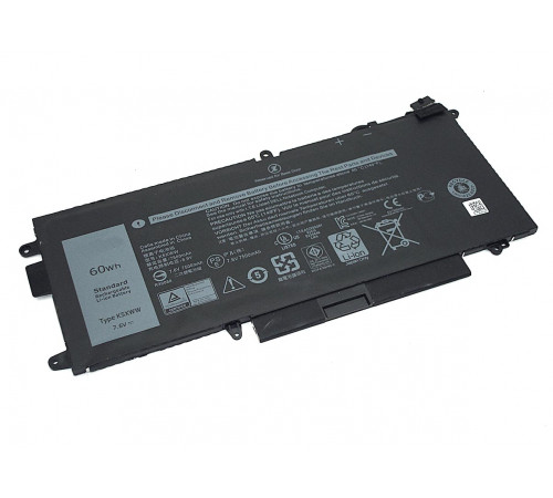 Аккумуляторная батарея для ноутбука Dell Latitude 12 5289 (K5XWW) 7.6V 7500mAh