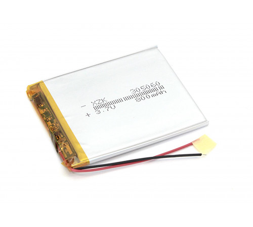 Аккумулятор Li-Pol (батарея) 3*50*60мм 2pin 3.7V/800mAh