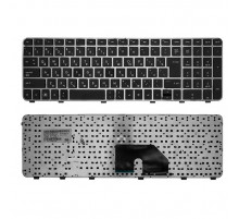 Клавиатура для ноутбука HP Pavilion DV6-6000 черная, рамка серая
