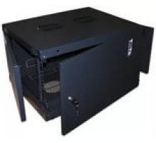 Шкаф настенный Next, 18U 550x600, металлическая дверь, черный
