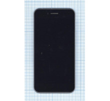 Дисплей для Asus PadFone S PF500KL черный с рамкой