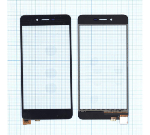 Сенсорное стекло (тачскрин) для Highscreen Easy S / Easy S Pro черное