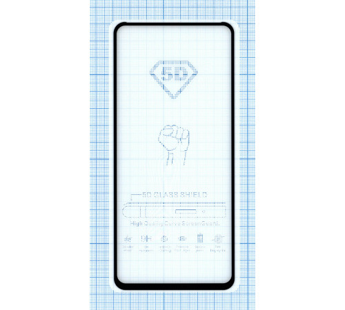 Защитное стекло Полное покрытие для Xiaomi Poco F2 Pro черное