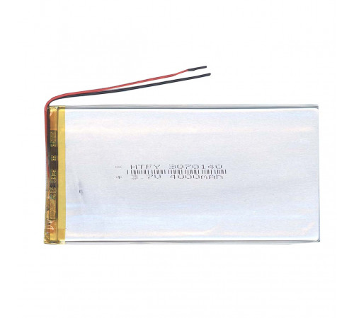 Аккумулятор Li-Pol (батарея) 3*70*140мм 2pin 3.7V/4000mAh