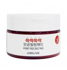 Lebelage Диски для очищения и пилинга пор / Pore Peeling Pad, 60 шт.