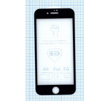 Защитное стекло 5D для Apple iPhone 7/8 черное