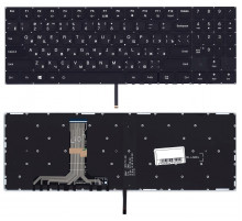 Клавиатура для ноутбука Lenovo Legion Y540 черная с белой подсветкой