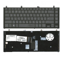 Клавиатура для ноутбука HP Probook 4320s черная, с рамкой