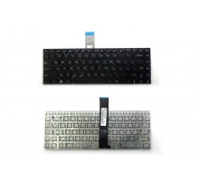 Клавиатура для ноутбука Asus N46, N46VZ, N46VB, N46VJ, N46VM, N46JV, K45, U37, U46E черная, ver.2