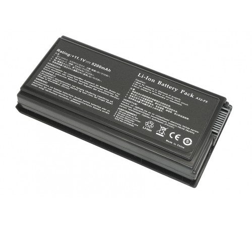 Аккумуляторная батарея для ноутбука Asus F5 X50 X59 5200mAh OEM черная