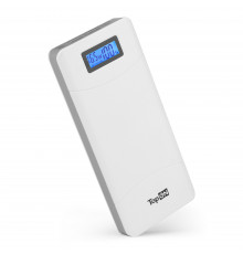 Внешний аккумулятор TopON TOP-T72/W 18000mAh (66.6Wh) QC 2.0, 2 USB для ноутбука, планшета, смартфона и аккумулятора авто. Белый