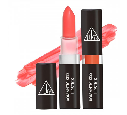 Jigott Кремовая помада для губ / Romantic Kiss Lipstick 04, Cutie Orange, 3,5 г